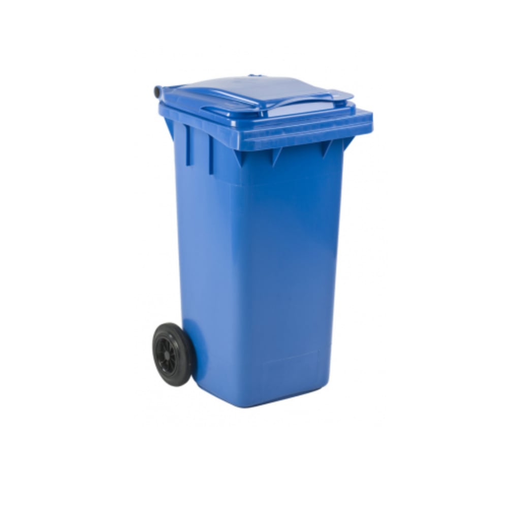 afvalcontainer 140 liter blauw