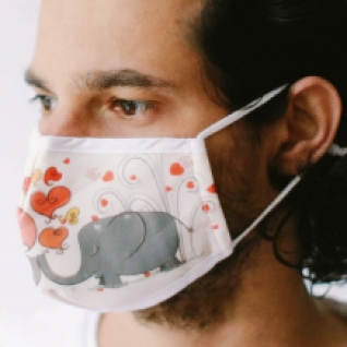 Mondmasker Love Elephants