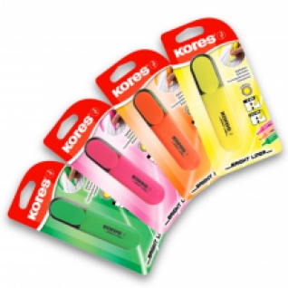 Set 4x fluostift - tekstmarker