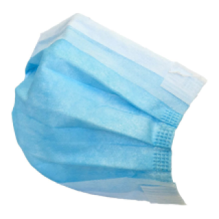 mondmasker blauw